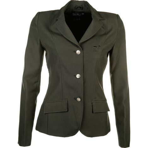 13/14 ans, Noir: Veste de compétition d'équitation fille modèle Marburg (1/5)