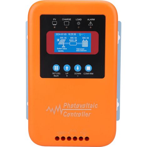 Contrôleur de Charge de panneau solaire 12V 24V 36V 48V, régulateur MPPT avec écran LCD (1/5)
