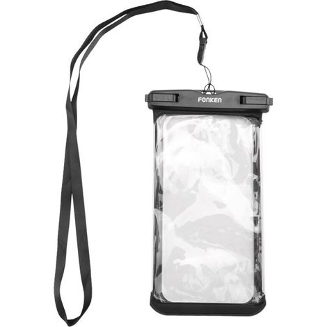 Adatto per la custodia impermeabile per telefono FONKen con visuale completa, la borsa impermeabile trasparente per neve e foresta pluviale, la borsa da nuoto e la grande custodia protettiva. (1/2)