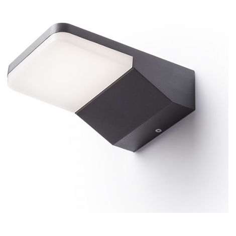 Lampada applique VIRGO da parete grigio antracite  230V LED 9W IP65  3000K