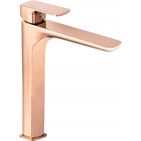 Robinet Lavabo Rosegold Granitan CUBIC 300mm (1/5)