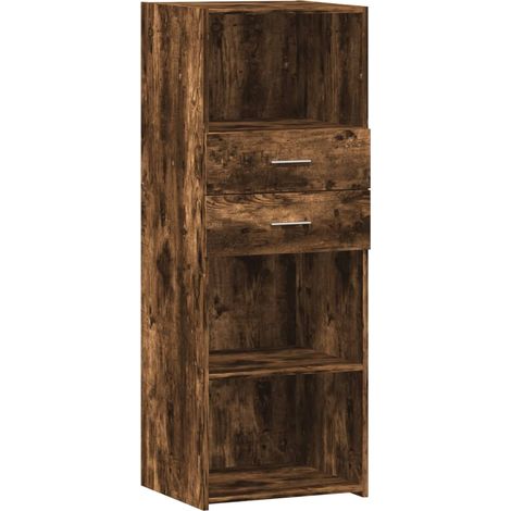 Credenza buffet cassettiera mobile contenitore organizer cucina soggiorno soggiorno alto 45 x 42,5 x 124 cm derivati del legno marrone 020033361