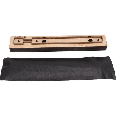 Moule de Découpe en Cuir C45B, Base en Bois, Dureté Élevée - Pour Artisanat du Cuir DIY et Travaux Manuels (1/5)