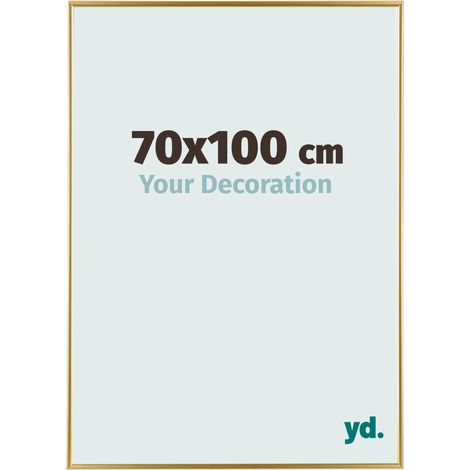 yd. - Cadre photo 70x100 - Or - Plastique - Evry