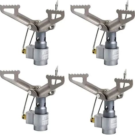 Réchaud à gaz portable ultra-léger en alliage de titane BRS pour extérieur, idéal pour les pique-niques et le camping. Brûleur de cuisson portable. (1/5)