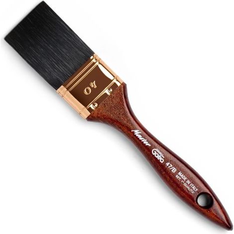 Gava PENNELLO PITTORE PENNELLESSA PROFESSIONALE SETOLA NERA  mm. 60 12 PZ