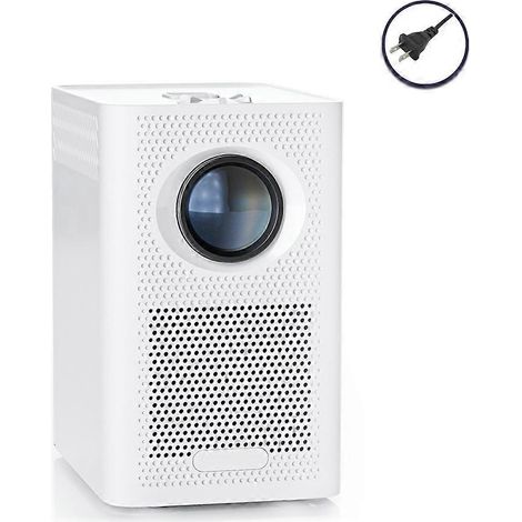 Tragbarer 1080p-Outdoor-Kino-Projektor, globale Version S30 mit US-Stecker – Weiß