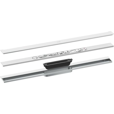 hansgrohe AXOR Drain Set de finition caniveau, 800mm pour montage (1/2)