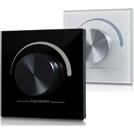 Télécommande Sans-Fil Murale - 1 zone pour boîtier variateur RF Sunricher®  noir