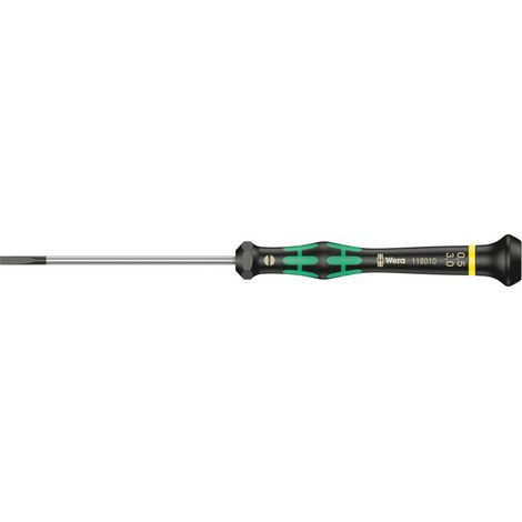Wera 2035 Elektroniker-Schlitzschraubendreher, 0,50 x 3 x 80 mm