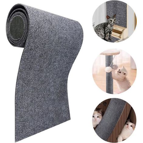 Tapis à gratter pour chat 60x100 cm - protège canapé et meubles des griffures (1/5)