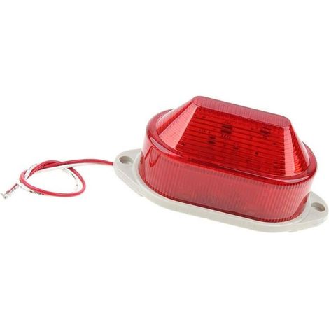 Gyrophare LED clignotant étanche AC 220V – Lampe d'avertissement durable en PC et ABS – Idéal pour ateliers et chantiers (1/5)