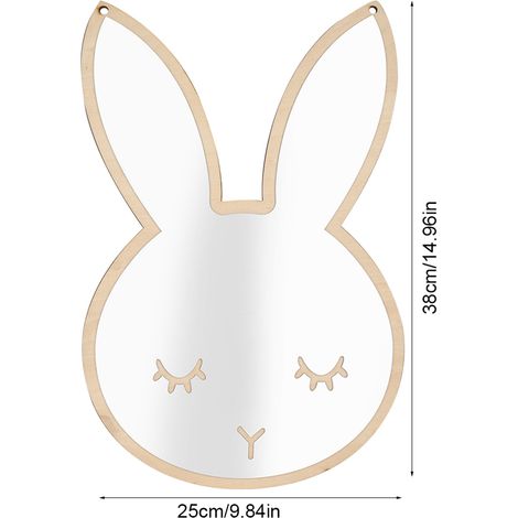 Miroir décoratif en acrylique pour chambre d'enfant (1/5)