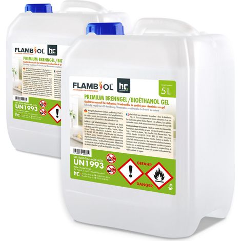 2x 5 L FLAMBIOL® Premium Brenngel