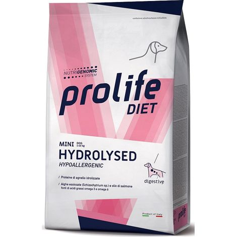 Prolife Dog Veterinary Mini Hydrolysed Hypoallergenic - Prolife Dog Veterinary Mini Hydrolysed Hypoallergenic - Sacco Da 500 Gr