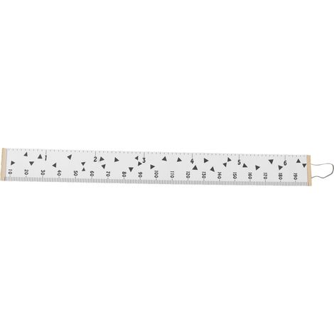 Règle de Mesure Murale pour Enfant - Tableau de Croissance en Toile Amovible avec Forme Triangle pour Chambre Bébé (1/5)