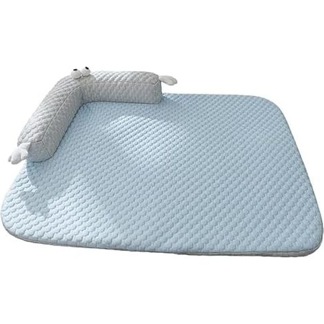 Dog Cooling Mat, Pet Cooling Pad, Breathable Self Chilling Bed, Washable Comfort Cushion, Interactive Heat Relief Sleeping Mat for Dogs Cats Indoor Outdoor Summer Use 400g (1/5)