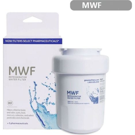 Filtro per acqua del frigorifero MWF, filtro interno per frigoriferi General Electric (1/4)