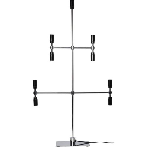 Star Trading Chandelier 'Twice', 5 branches, 9 flammes, chrome, 91cm