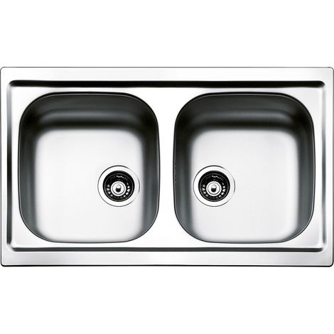 Lavello smeg lyp792 acciaio inox 79x50 cm 2 vasche (1/2)