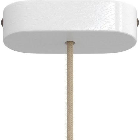 Lámpara creative-cables krl1210 madera ovalada techo