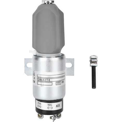 Solenoïde d'arrêt 24V DC pour pièces Cummins R225-7/R215-7/R215-7C, accessoire SA-3933-24 (1/5)
