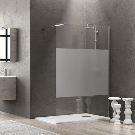 Doccia walkin 80cm vetro serigrafato altezza 185cm KW1000S kamalu