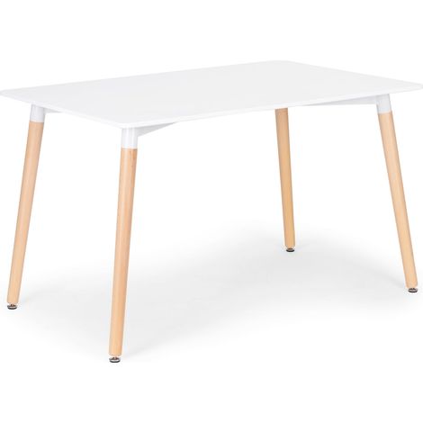Moderner Tisch für Esszimmer, Küche, Wohnzimmer, 120x60 cm