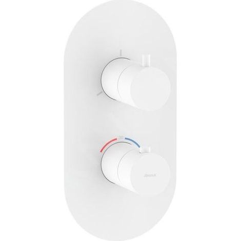Ravak Espirit - Mitigeur thermostatique pour 3 appareils, encastré, blanc mat X070252 (1/4)