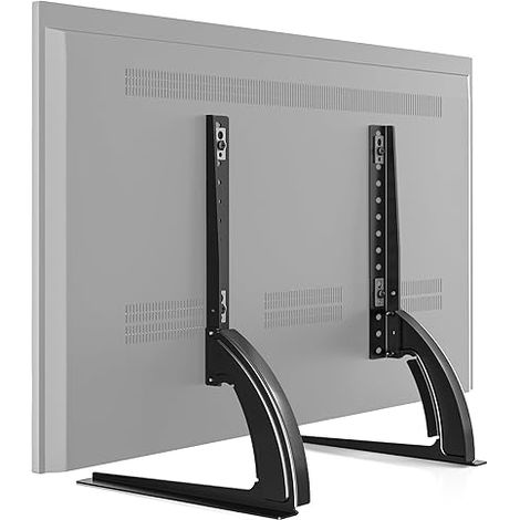 RFIVER Pied TV Universel sur Table Support TV Piédestal pour Téléviseurs à Ecran Plat 32"- 55" Réglage de la Hauteur VESA jusqu'à 800 x 400 mm Capacité de 40 kgs (1/5)