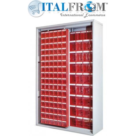 Armadio Vuoto a 1 Pannello Scorrevole per Contenitori Multibox (1/2)