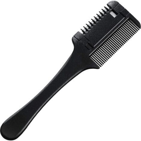 Rasierkamm, Ausdünnkamm, Friseur-Rasierkamm, Haarschneide-Rasierkamm, Doppelseitiger Friseur-Rasierkamm zum Schneiden und Stylen von Haaren (20 l) (1/5)