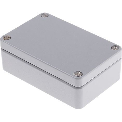 Boîtier RS PRO en Fonte d'aluminium, 98 x 64 x 34mm, Gris IP66 ( Prix pour 1 ) (1/2)