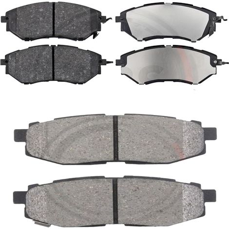 KIT PASTIGLIE FRENO ANTERIORI E POSTERIORI compatibile con MITSUBISHI GRANDIS (NAW) / PASTIGLIE FRENANTI AUTO OEM P 54 029,P 54 031 / SOSTITUZIONE DIRETTA / BASSA POLVERE / SILENZIOSO (1/4)
