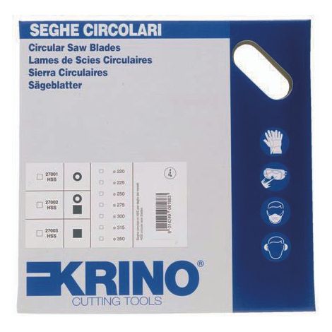DISCO IN ACCIAIO HSS D 300X2,5 MM DENTI 180