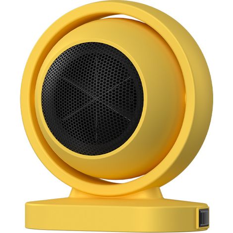 Chauffage de bureau haute performance, chauffage rapide, économie d'énergie, petit radiateur électrique domestique portable, jaune (1/5)