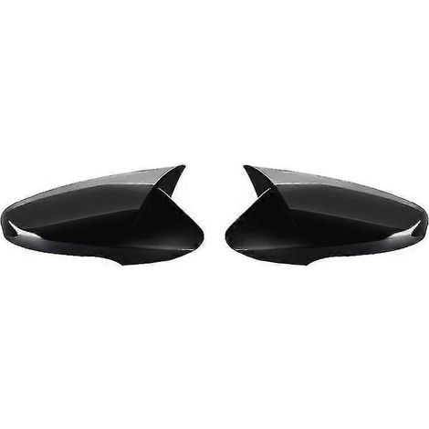 Außenspiegelabdeckung für Hyundai Elantra Veloster (2011–2015) mit Blinker, Rückspiegelabdeckung, Zierleiste, Autozubehör – Glänzend Schwarz