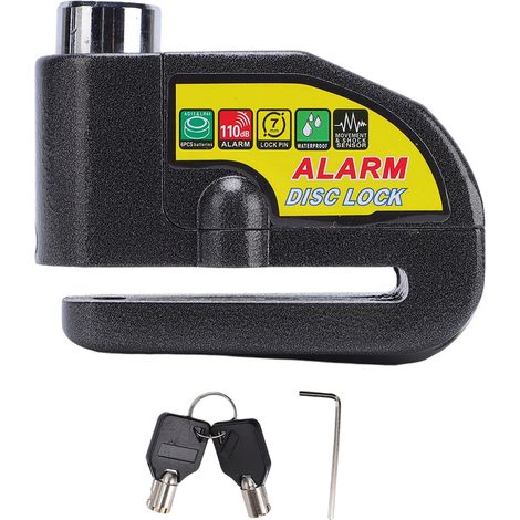 Antivol disque frein moto étanche 110dB – Alarme portable anti-vol vélos scooters, sécurité (1/5)