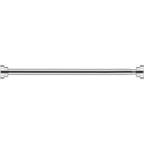 Tringle à Rideau de Douche Sans Perçage, Barre de Douche Télescopique, Barre de Traction de Rideau de Douche en Acier Inoxydable pour Balcon/Chambre/Salle de Bain (Barre 55-85cm)