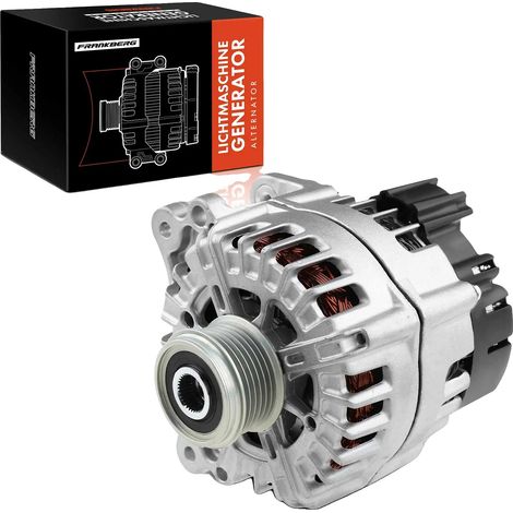 Generatore, tensione 14 V, diametro puleggia 56 mm, corrente di carico 220 A, rotazione oraria, 6 scanalature (1/5)