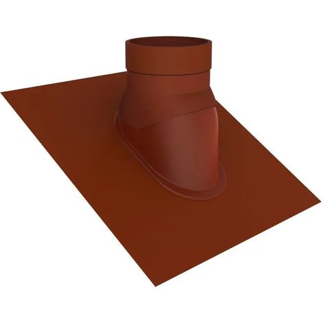 Remeha Tegola a collare di piombo, per passaggio a tetto, DN 80/125, rosso, M87939