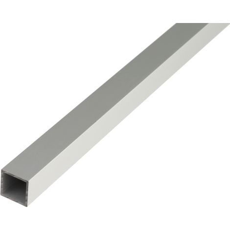 GAH Alberts Quadratrohr glatt L1.000xB20xH20xS1, 5mm Aluminium silberf. Elox. (1/5)