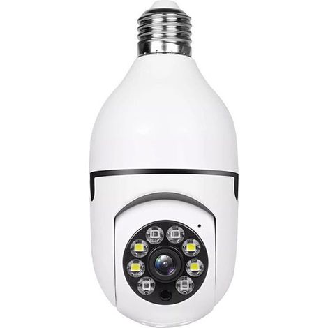 Filiyano-Caméra sans fil Wi-Fi, vision nocturne couleur HD, surveillance par alarme à 360°, 1 pièce, 6,8 × 6,8 × 15,5 cm (1/5)