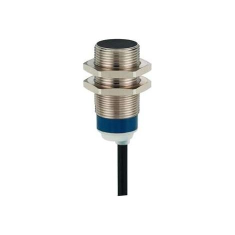 Schneider XS518B1PAL2: sensor inductivo XS5 M18 - L39 mm - latón - Sn5 mm - 12..24 VCC - cable de 2 m
