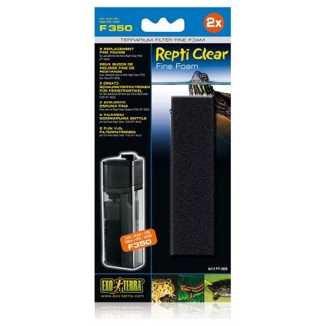 Manutenzione acqua exo-terra repti clear f350 schiuma durevole facile installazione (1/2)