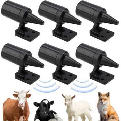 CHOYCLIT 6er-Pack Ultraschall-Wildtierpfeife, Wildschweinabwehrpfeife fürs Auto, Wildschweinabwehr, effektiver Ultraschall gegen Tiere am Straßenrand