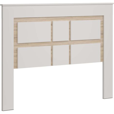 Miroytengo – Tête de lit 160 cm en chêne Sonoma et cachemire – Style nordique – Hauteur 119,6 cm – Optimisation d'espace avec tiroirs (1/5)