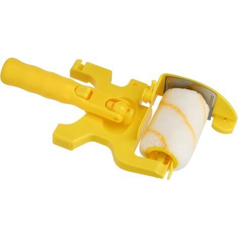 ALLIANDISRouleau Peinture, Kit de Bordure de Peinture Complet Rouleau de Peinture Coupe-Bordure Brosse Coupe Séparation des Couleurs Maison Chambre Mur Plafond Coffre-Fort Outil (1/5)