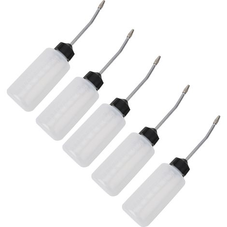 Distributeur d'huile 5 pièces pour machine à coudre, embout allongé, 120 ml