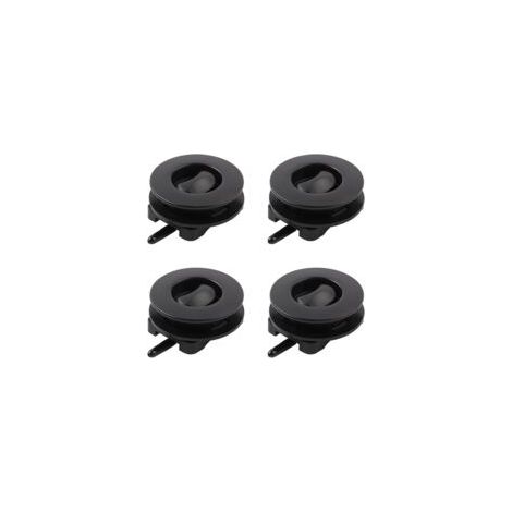 4 Pcs Clip Universel pour Tapis, Pinces De Fixation pour Tapis De Sol De Voiture, Clip De Fixation Oeillet Tapis, Clip De Fixation De Boucle Antidérapante Adapté Au Pied De Tapis-Crezuo